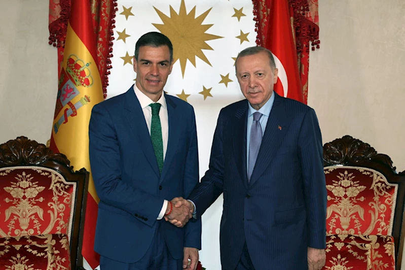 Cumhurbaşkanı Erdoğan, İspanya Başbakanı Sanchez ile görüştü