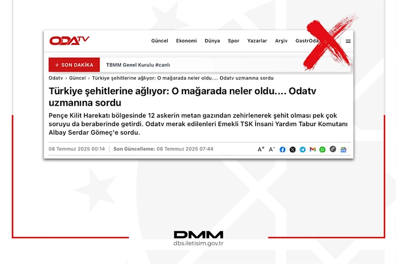 DMM, mağarada 
